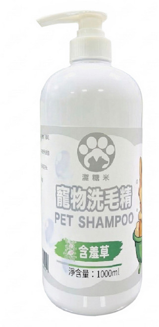 潔糯米 全犬洗毛精 含羞草, 1個, 1L