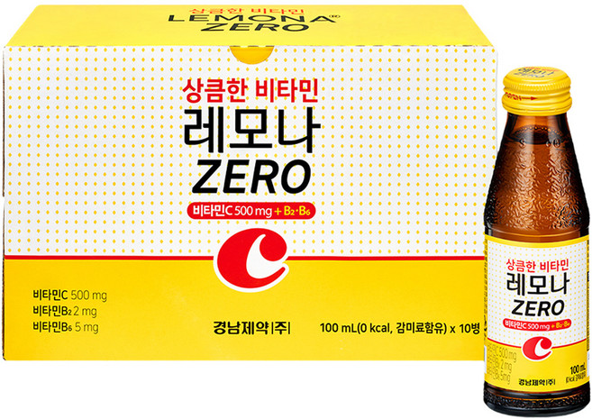 레모나 경남제약 드링크 제로, 10개, 100ml