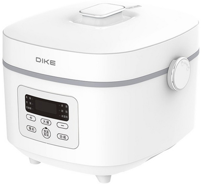 DIKE 多功能萬用電子鍋 5L 6人用, 白色, HKE340