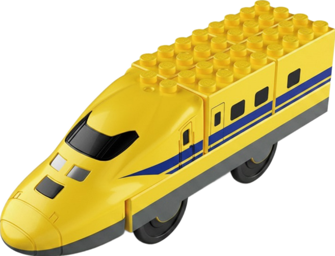 TAKARA TOMY 多美積木 黃博士火車 TW90264, 多色系, 1個