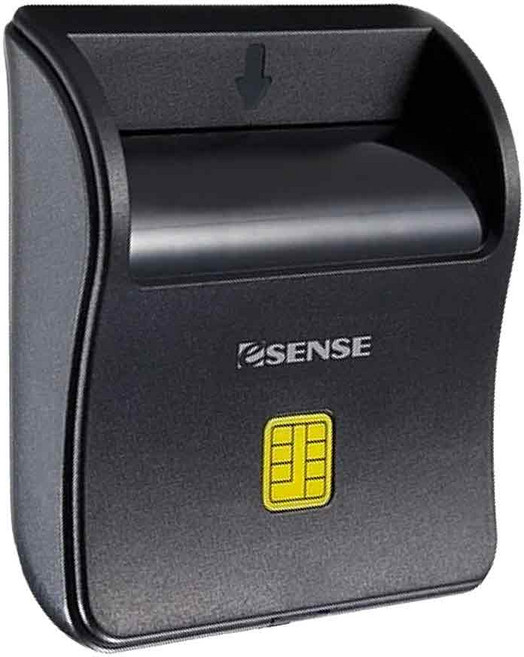 ESENSE 逸盛 CR5 ATM智慧晶片讀卡機, 黑色, 1個, 17-SCR515