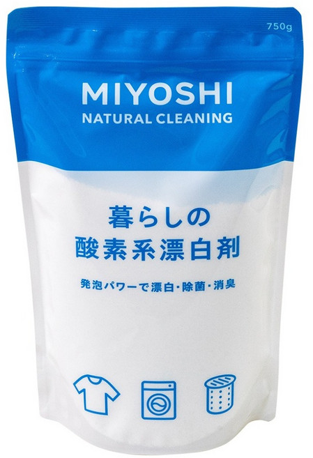 MIYOSHI 氧系多功能漂白粉, 750g, 1個