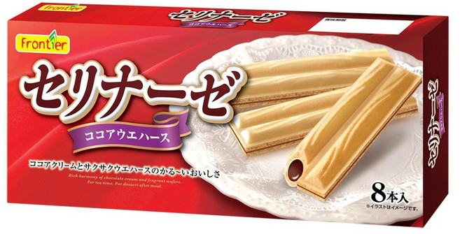 Frontier 汎達 巧克力威化餅, 80g, 1套