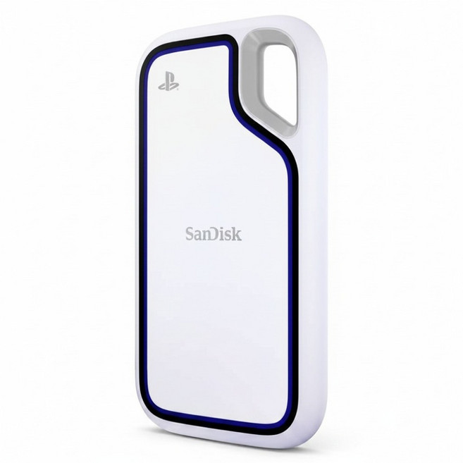 SanDisk 晟碟 E62P 行動固態硬碟 SDSSDE62P-1T00-G25 附NITRO 1個月試用版, 白色, 1TB