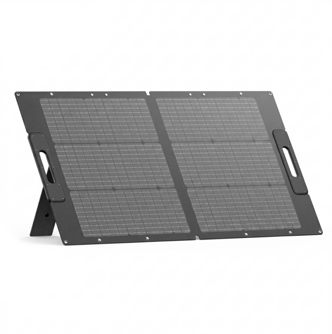 BLUETTI 太陽能充電板 露營 戶外 車宿 100W PV100, 黑色, 1個