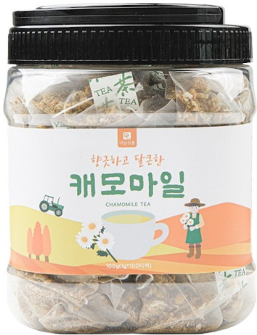 미담식품 캐모마일 차 삼각티백, 1개, 100개입, 1g