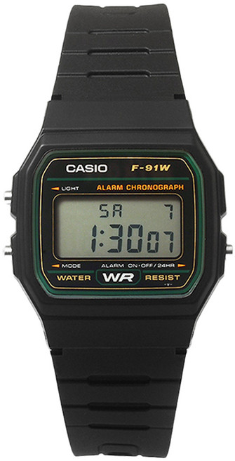 CASIO 卡西歐 軍人 學生 運動 數位手錶 F-91W-3