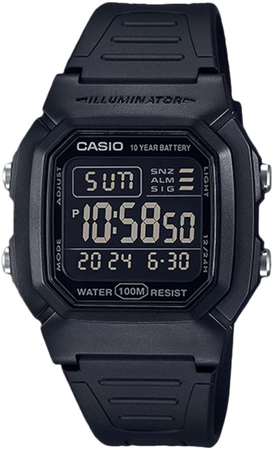CASIO 卡西歐 數位軍用運動手錶 W-800H-1B