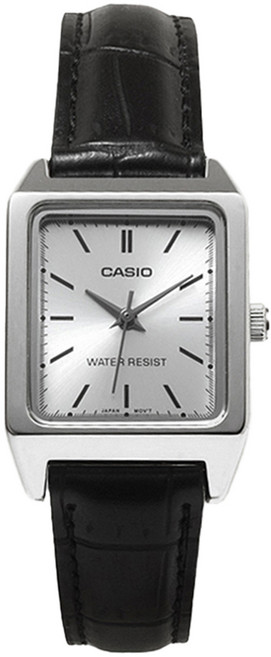 CASIO 卡西歐 女款皮革錶帶簡約手錶 LTP-V007L-7E1