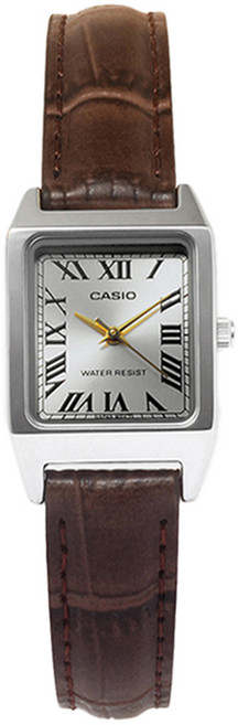 CASIO 卡西歐 女款皮革錶帶簡約手錶 LTP-V007L-9B