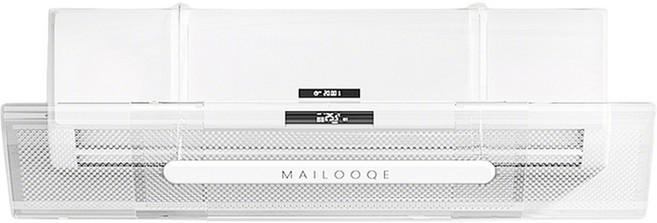 MAILOOQE 麥樂奇 掛式冷氣擋風板 防直吹可伸縮擋板 53.5~95 x 18cm 透明款, 1個, 單一商品