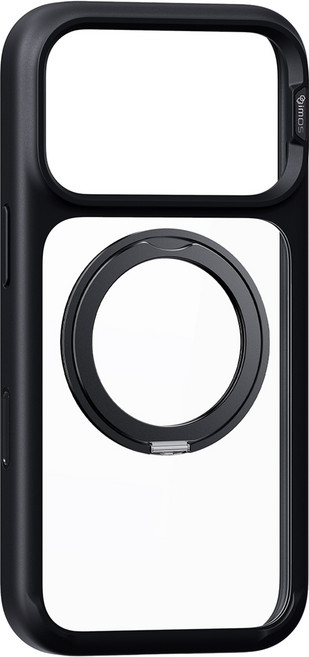 imos 磁吸支架 手機殼 iPhone 17 Pro Max 軍規 耐衝擊 潮流黑