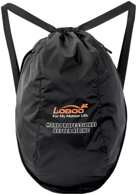 LOBOO 摩托車安全帽收納後揹包 BHB01BK