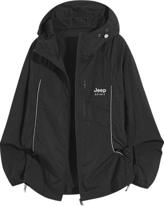 JEEP SPIRIT 男女通用 Air Shell 連帽拉鍊外套