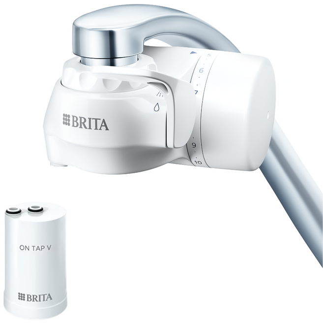BRITA 4重微濾龍頭式淨水器 + 濾芯, ON TAP