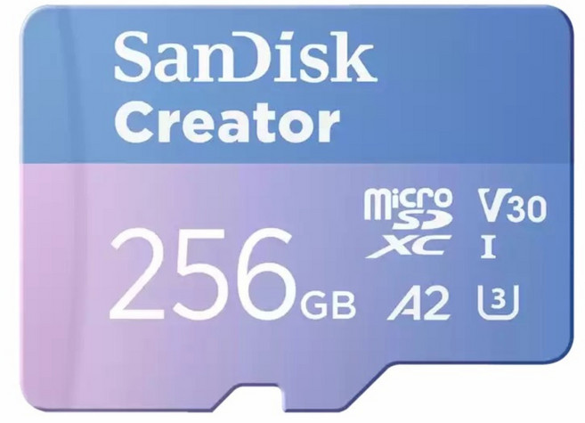 SanDisk 晟碟 Creator microSD UHS-I 記憶卡 SDSQXAV-256G-GN6MS, 1個, 256GB