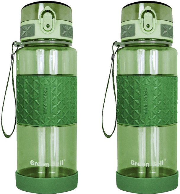 Green Bell 綠貝 果漾彈蓋水壺, 顏色隨機, 2個, 500ml