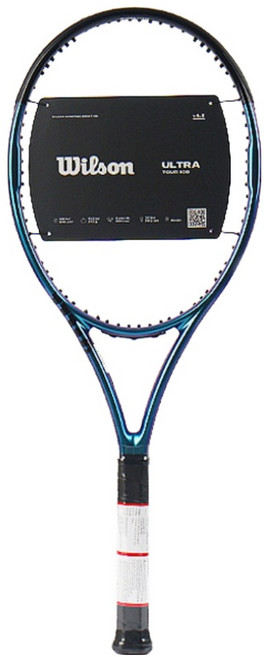 윌슨 울트라 V4 100 투어 16x20 라켓 4(1/4) 293g, 블루, 1개, ULTRA TOUR V4.0
