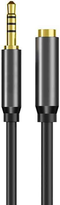 DTAudio 3.5mm音源延長線 公對母 3M, 黑色, 1個, P4-LINE-B4