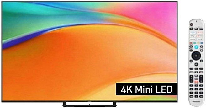 Panasonic TV-55W95BGT 55" 4K Mini LED 智慧電視 黑色 HDR 包含安裝服務 包含底座