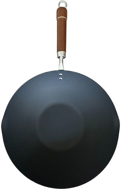 TAKEHARA 竹原製缶 和樂亭窒化鐵炒鍋 日本製, 1個, 30cm