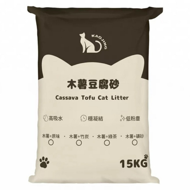 Hi貓砂 木薯豆腐砂, 15kg, 1袋, 綠茶