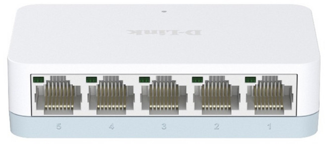 D-Link 友訊科技 5埠快速乙太網路桌上型無網管交換器, 1個, DES-1005C