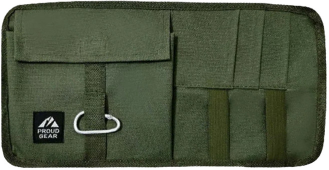 PROUD GEAR 遮陽板收納袋 PGR003, 軍綠色, 1個