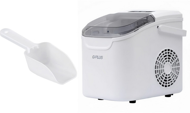 GPLUS 拓勤 GP小冰快2 微電腦全自動製冰機 附膠冰鏟 白色, GP-IM02