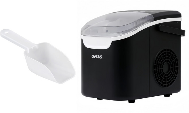GPLUS 拓勤 GP小冰快2 微電腦全自動製冰機 附膠冰鏟 黑色, GP-IM02
