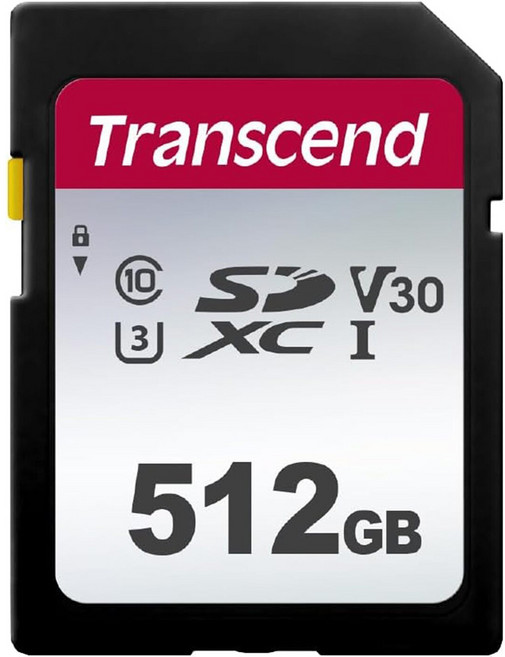 Transcend 創見 SDC300S SDXC 記憶卡 UHS-I U3 V30 TS512GSDC300S, 1個, 512GB