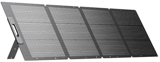 BLUETTI 太陽能充電板 露營 戶外 車宿 200W PV200, 黑色, 1個