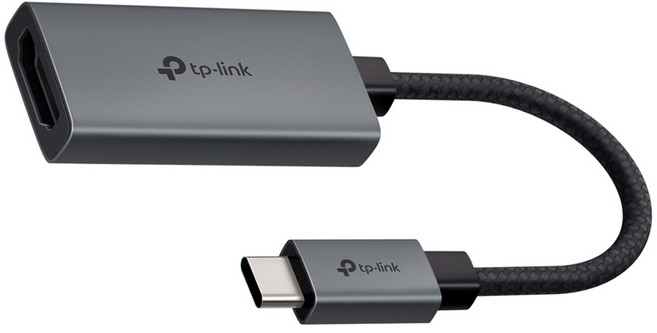 tp-link Type-C 轉HDMI 轉接器 UA520C, 灰色, 1個