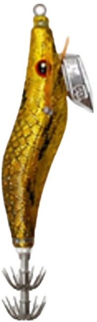 Eobok 漁福 Woodcast 霓虹梧桐木魚 3.5號, 黃色, 1個, 21g
