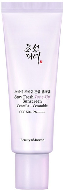 조선미녀 스테이 프레쉬 톤업 선크림 퍼플 SPF50+ PA++++, 1개, 50ml