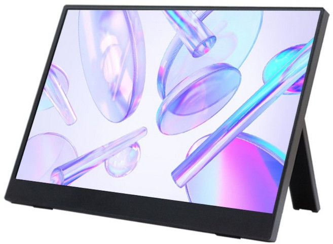 WInTEn 18.5" 可攜式 超薄 L型 顯示器 IPS 16:9 1080p FHD 黑色 WT-185LP-BK