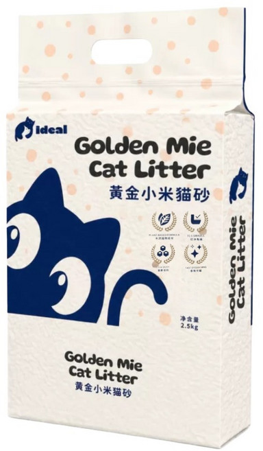 Ideal 理想 黃金小米砂, 2.5kg, 1包, 無香