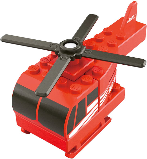 TOMICA 消防直升機 TW99108, 混和顏色, 1個