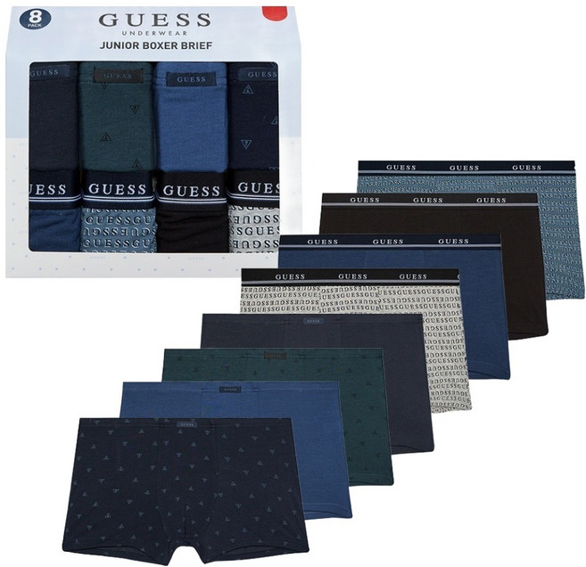 GUESS UNDERWEAR 青少年四角褲8件組 2號