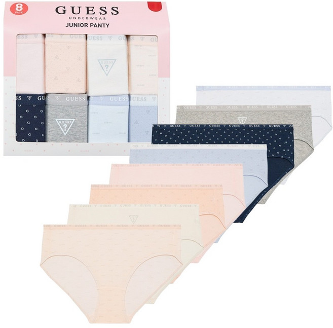 GUESS UNDERWEAR 青少年內褲8件組 1號