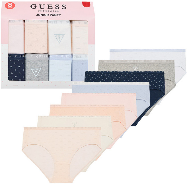 GUESS UNDERWEAR 青少年內褲8件組 1號