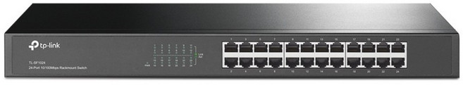 tp-link 10/100Mbps 24埠機架裝載交換器, 1個, TL-SF1024