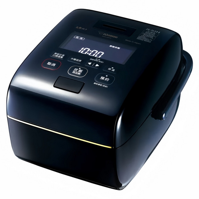 ZOJIRUSHI 象印 炎舞炊煮 6人份 鐵器塗層 壓力IH電子鍋 日本製 能源效率5級 黑色 NW-LAF10