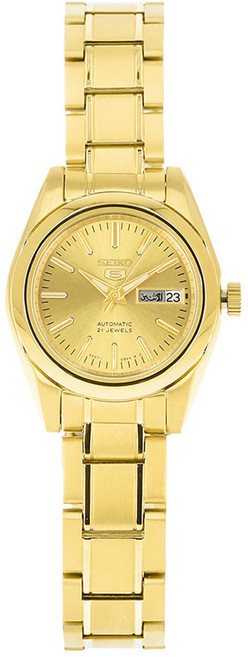 SEIKO5 女用金屬手錶 SYMK20K1