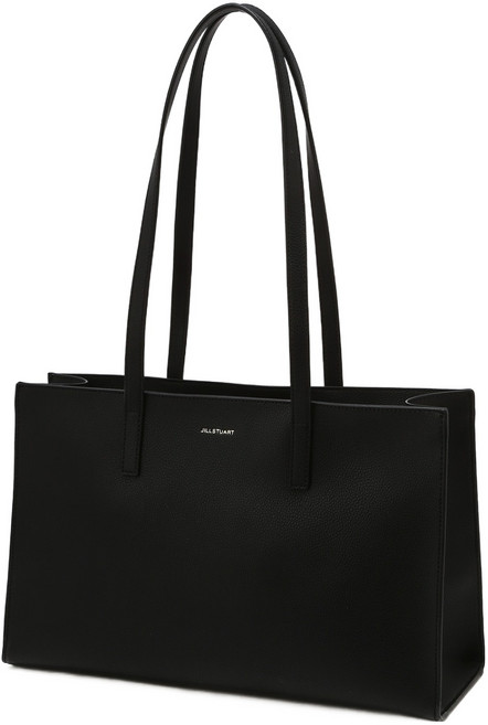 JILLSTUART ACC 鑽石愛心筆電收納Logo印花皮革肩揹包 JABA6EC01BK
