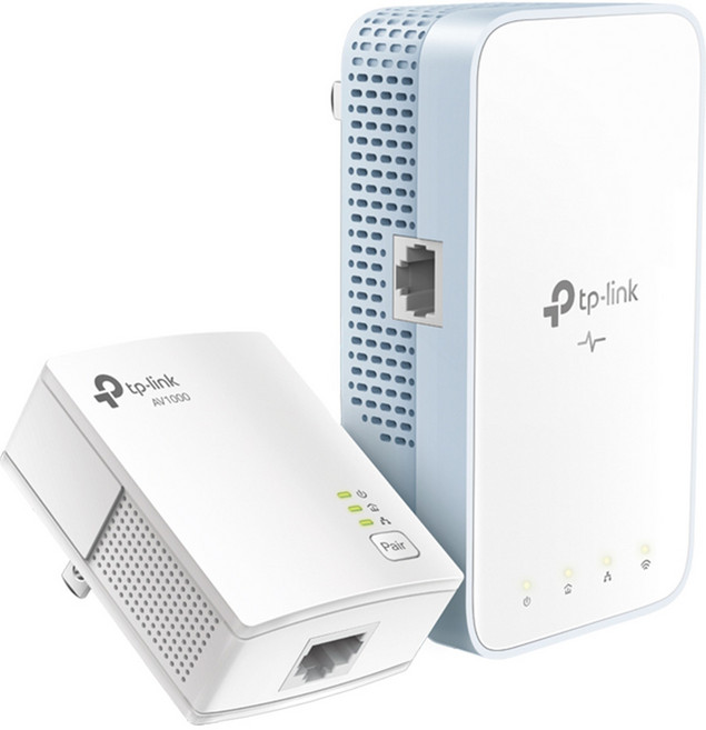 tp-link AC WiFI Gigabit 電力線 乙太網路橋接器 AV1000 TL-WPA7517 KIT, 白色, 1個, 300m