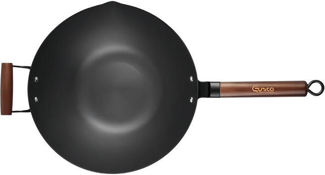 GUSto 古斯特 藍鋼窒化炒鍋3.0, 1個, 32cm