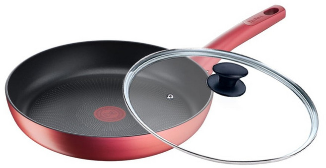 Tefal 特福 完美煮藝系列 不沾平底鍋 + 玻璃蓋 G2720722, 1個, 30cm