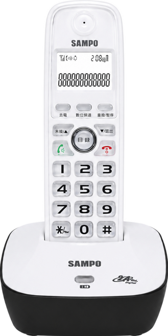 SAMPO 聲寶 雙子機數位無線電話 月光白, CT-B301DL