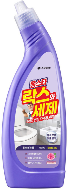 홈스타 락스와 세제 후로랄파인, 750ml, 1개